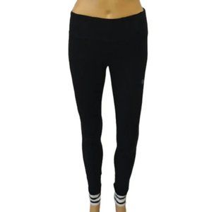 Aeropostale Aero Leggings Black & White Striped Ankle Small NWT